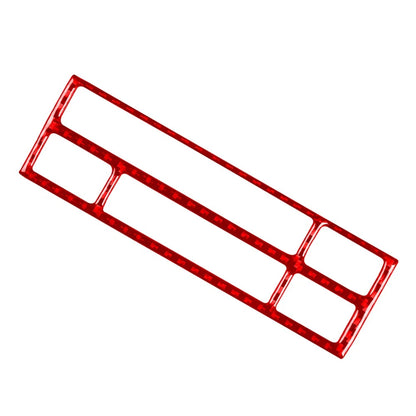 Carbon Fiber Red CD Button Panel Cover Trim for BMW 3 Series E36 (1991–1999)