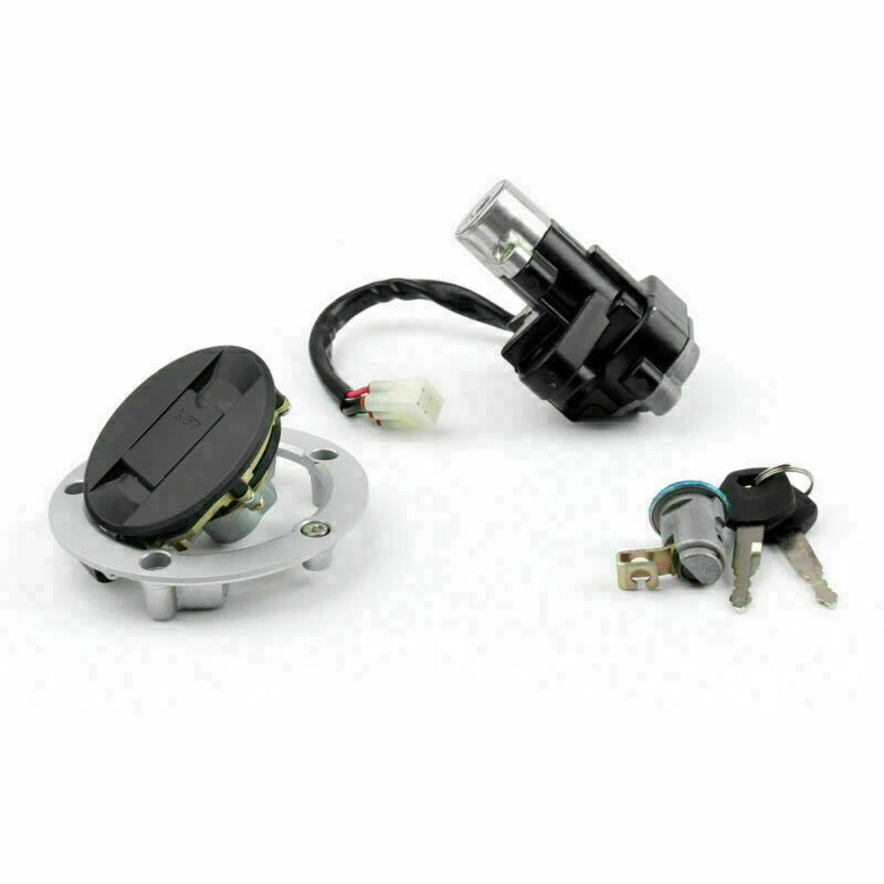 Ignition Switch Lock & Fuel Gas Cap Lock Keys for Suzuki GSXR 600 750 SV1000 (T9)