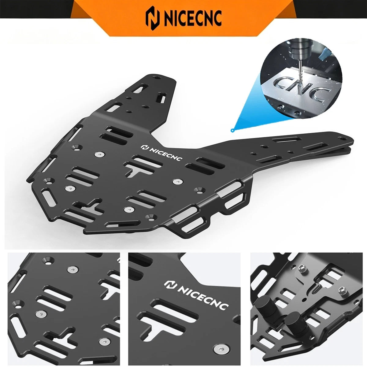 Upgraded Rear Luggage Rack for KTM 690 Enduro R (2019–2024)
