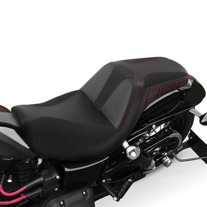 Driver Passenger Seat for Harley Dyna Street Bob FXDB Low Rider FXDL (2006–2017)