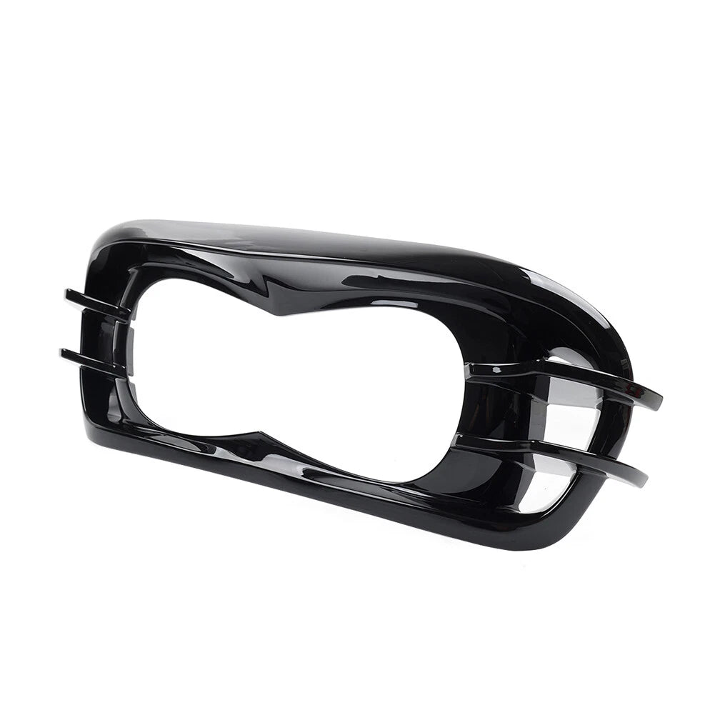 Unpainted Black Headlight Bezel for Harley Road Glide FLTRX FLTRU (2015–Present)