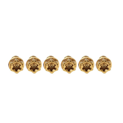 6X M8x10mm Titanium Torx Head Flange Screws for Motorcycle Bike