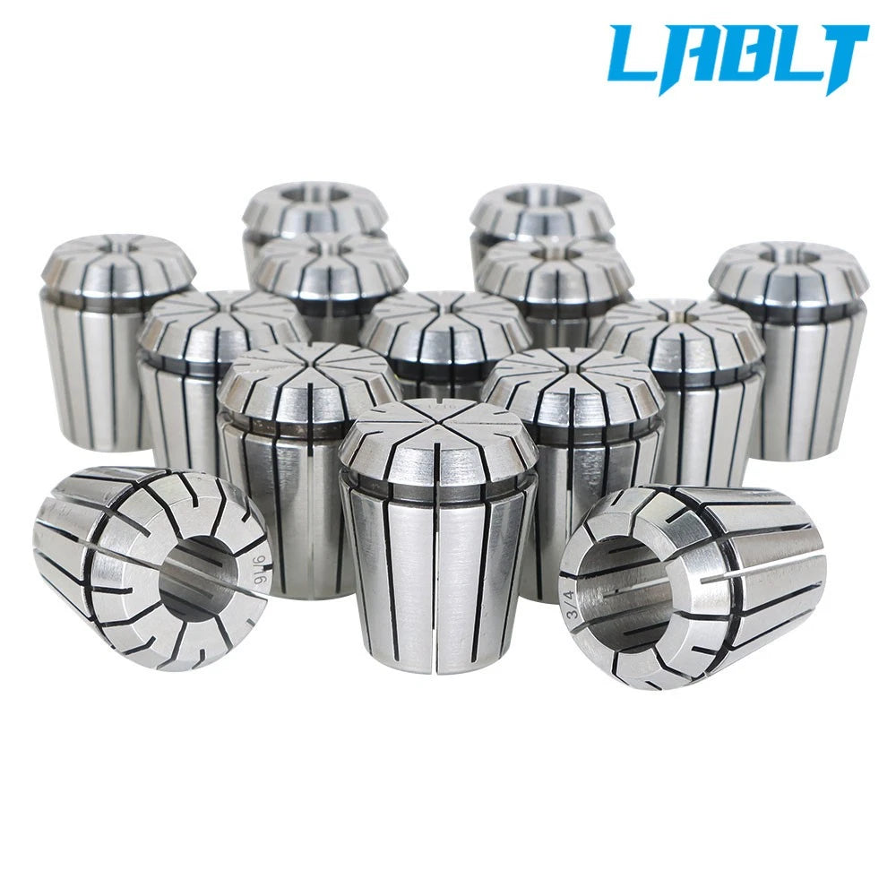 14-Piece ER32 Spring Collet Set for CNC Milling Lathe Tool Machine