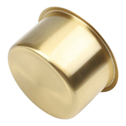 Gold Plated Recessed Beverage Holder for RVs Trailers Sofas Game Tables