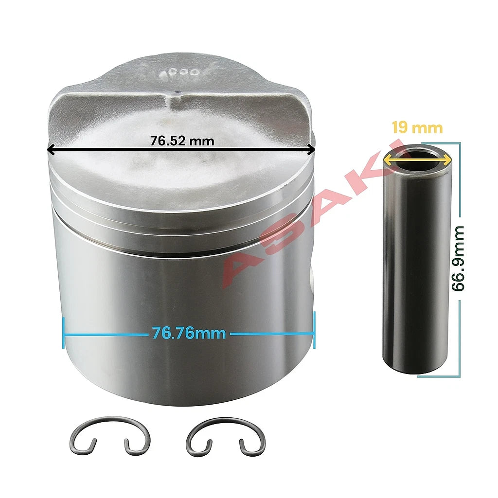 Piston Kit 0.030 + Ring for OMC Johnson Evinrude Outboard E35RENR (1968–1990)