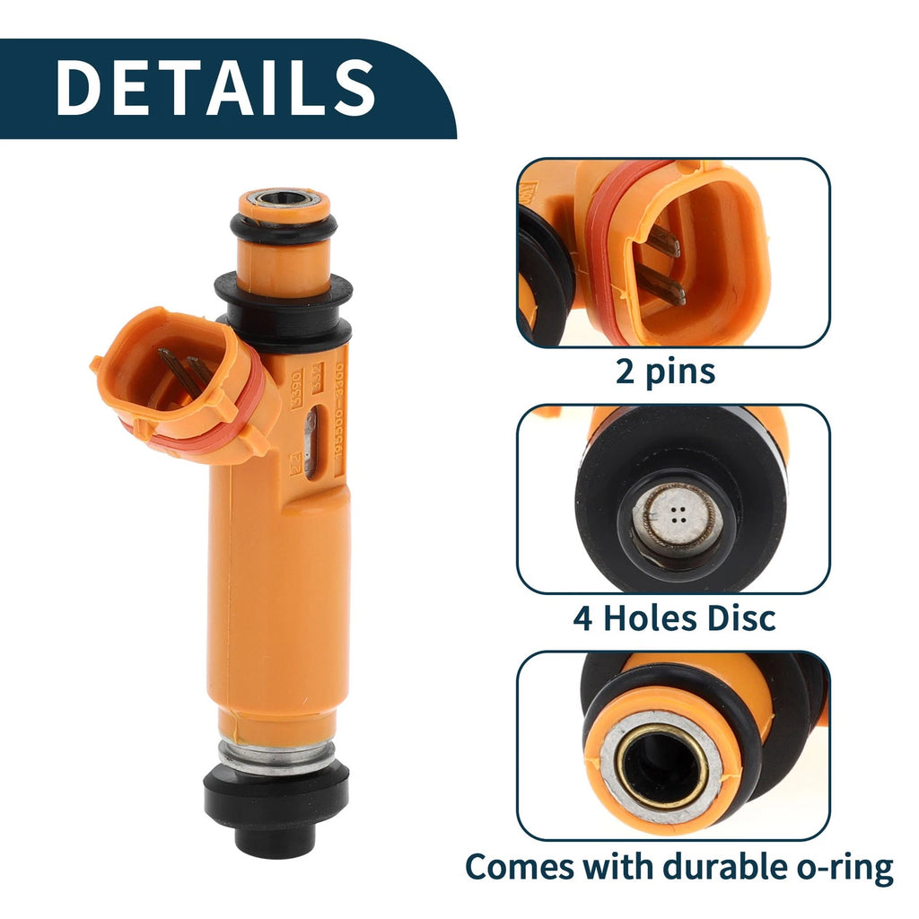 Fuel Injector Replacement for Mitsubishi Montero 3.5 (1998–2002) 1 Pc Orange