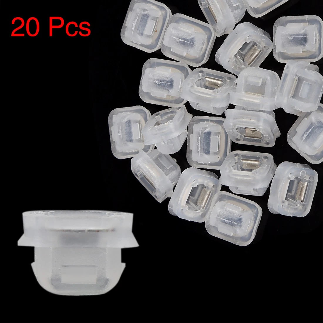 20pcs Plastic White Retainer Clips Replacement for BMW 3 Series (2002–2013)