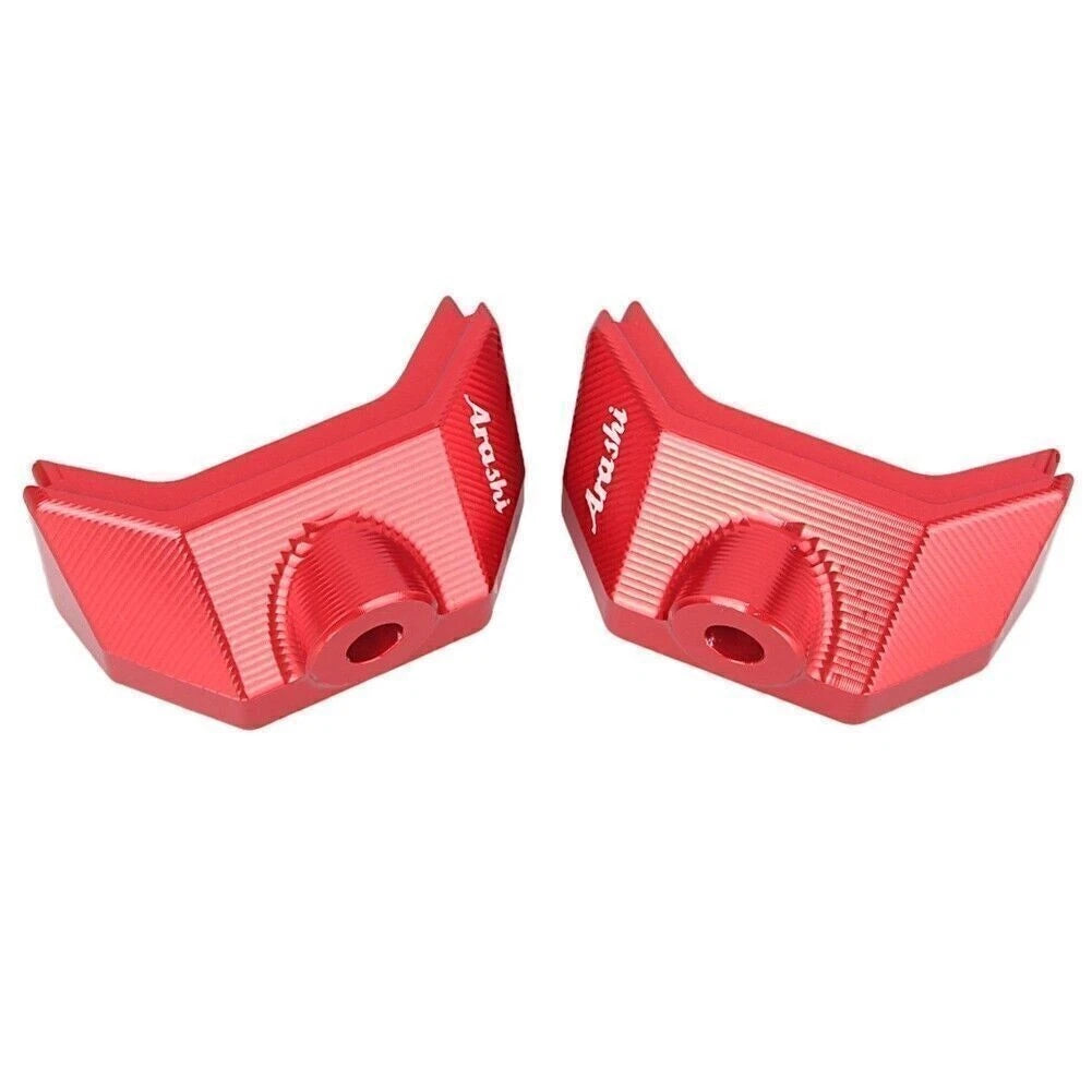 Rear Fork Spindle Chain Adjuster Block for Kawasaki Z800 (2012–2015) Red