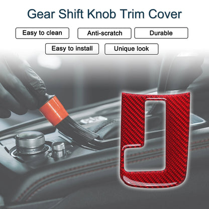 Gear Shift Knob Cover Decal Sticker Replacement for Subaru Impreza (2012–2014) Red