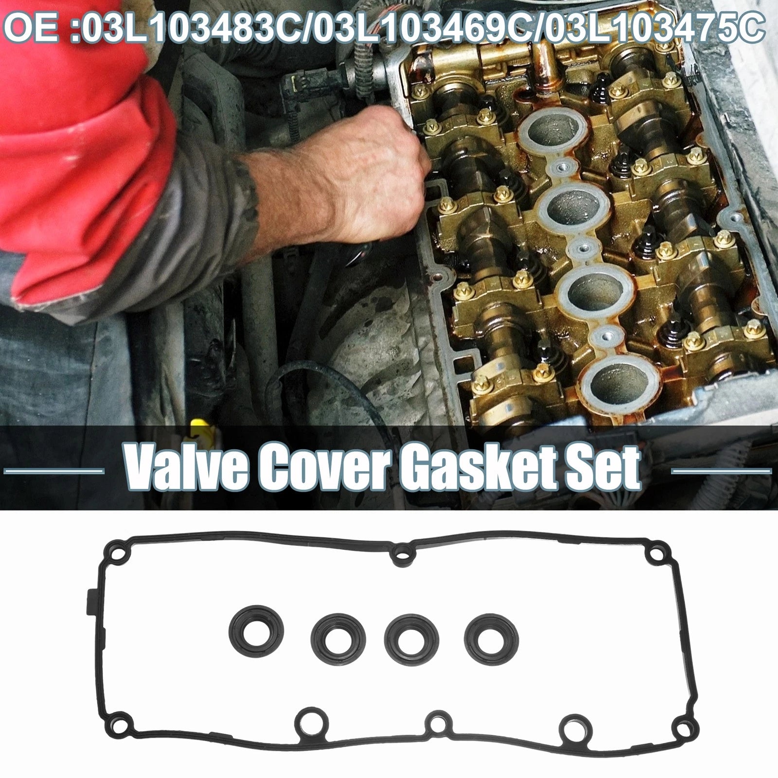 Valve Cover Gasket Set Replacement for Audi A3 (2009–2013)