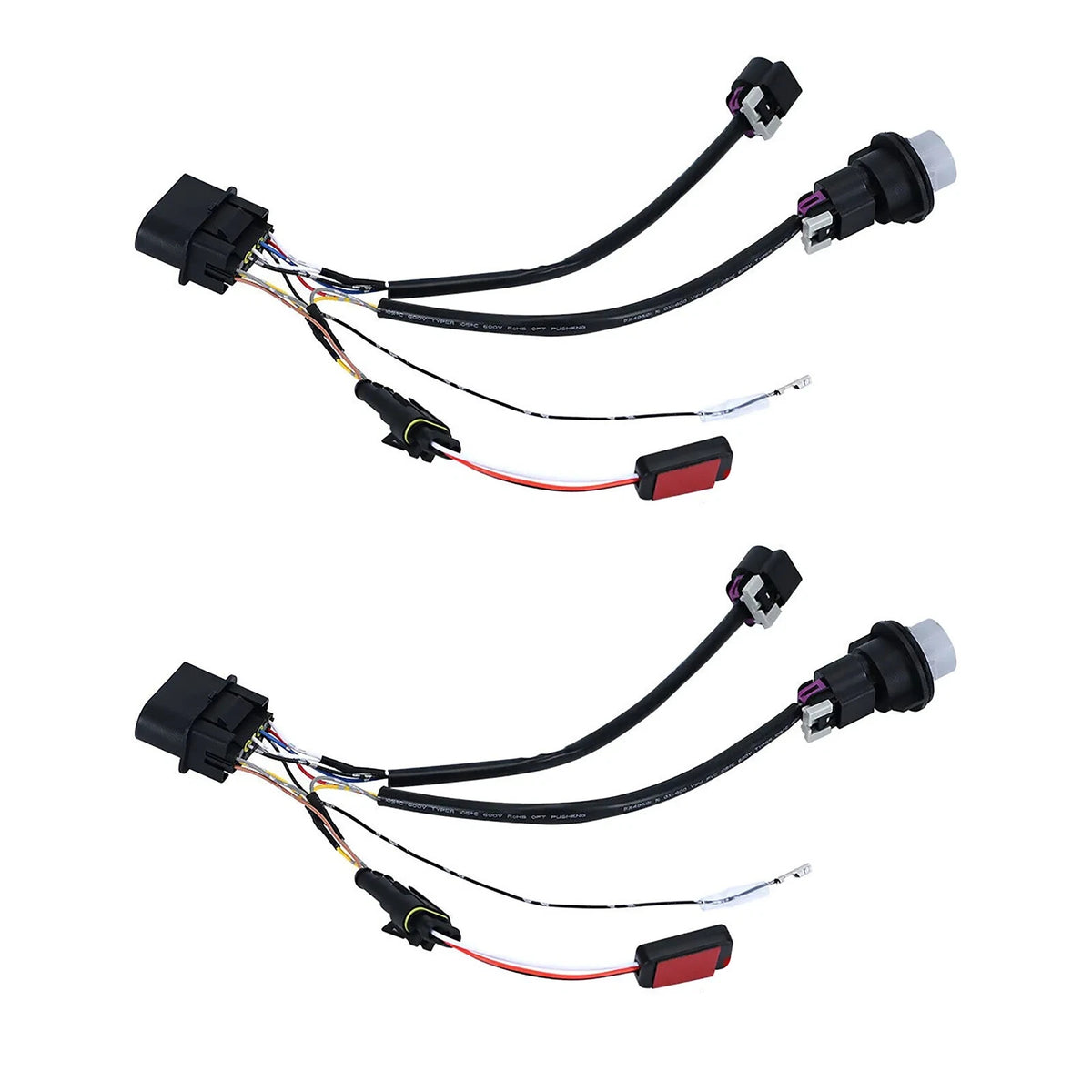 2X Headlight Conversion Wiring Harness for Dodge Ram 1500 2500 3500 (2013–2018)