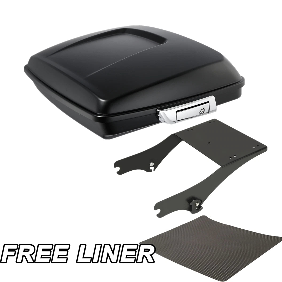 Matte Black Razor Trunk Mount Rack for Harley Touring Road Glide (1997–2008)