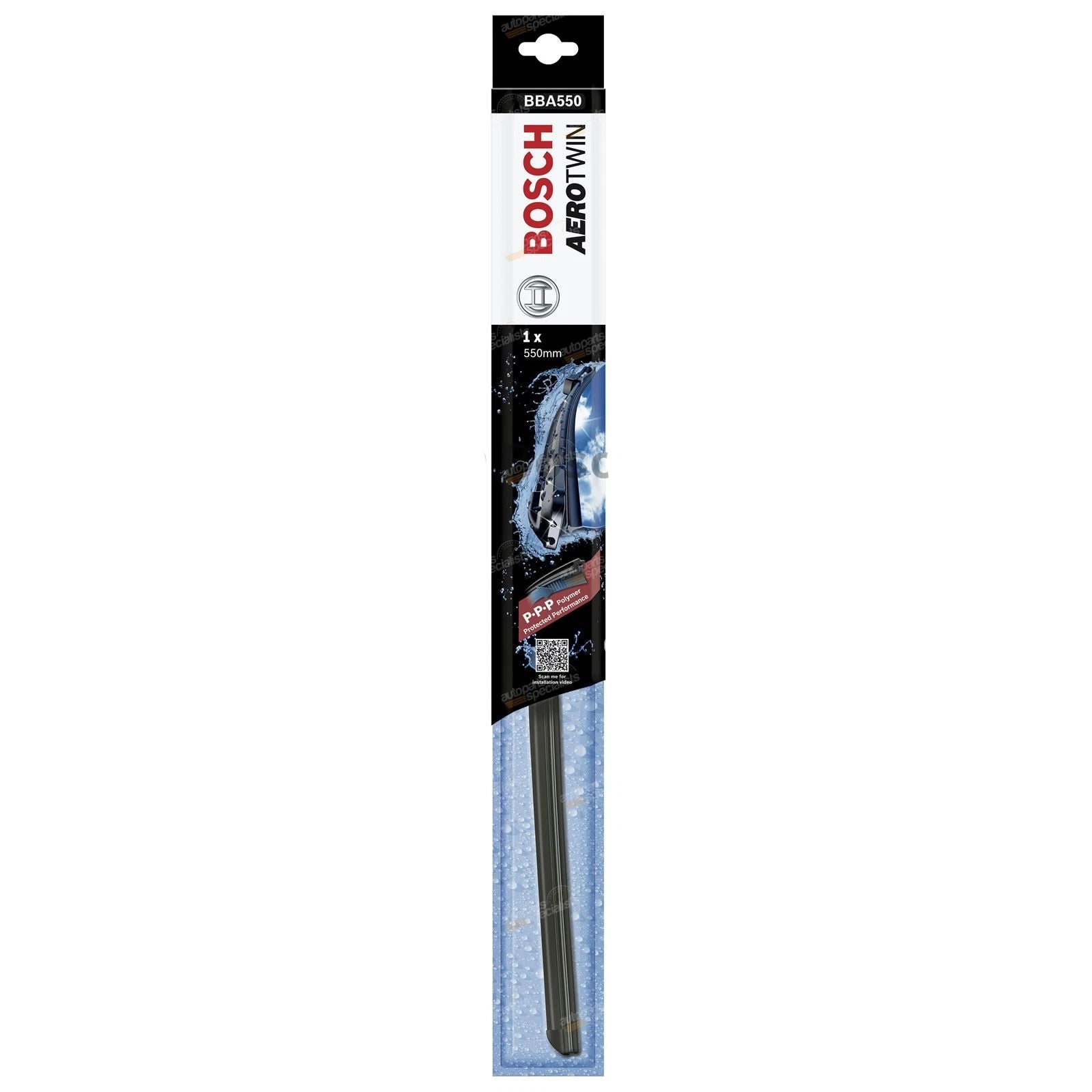 Front Pair Bosch Aerotwin Wiper Blades for Ford LTD (1988–2007)