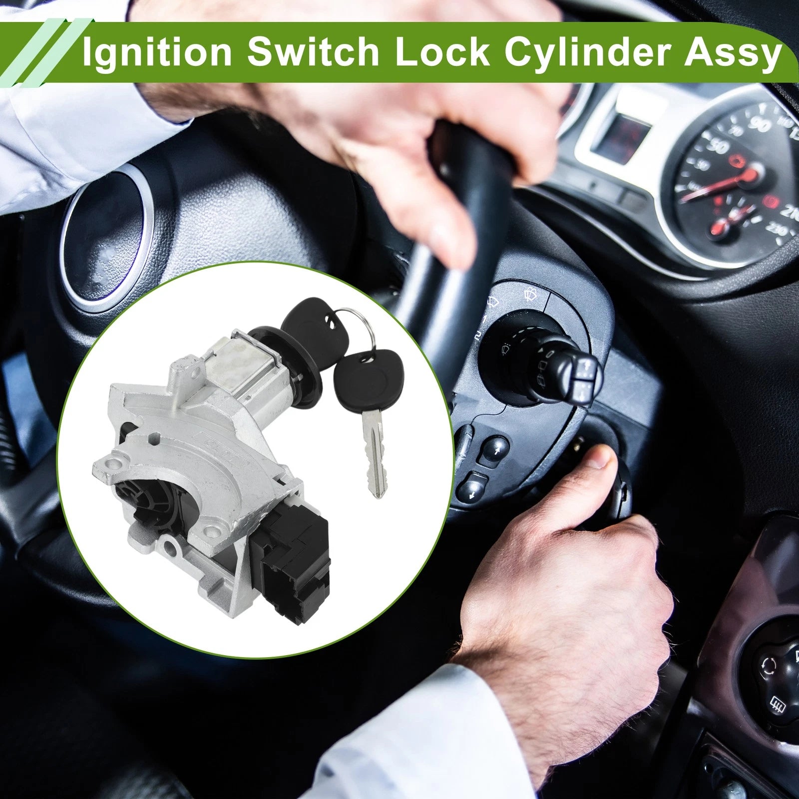Ignition Lock Cylinder Assembly for Chevrolet Silverado 1500 3500 (2007–2018)