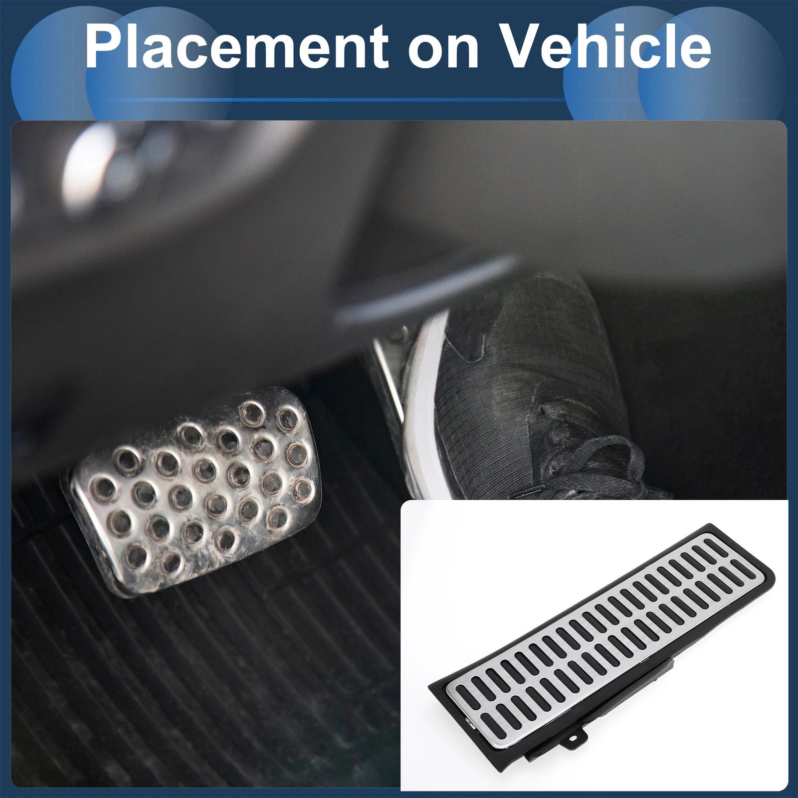 Automatic Footrest Pedals Cover Replacement for Volkswagen Jetta (2011–2018)