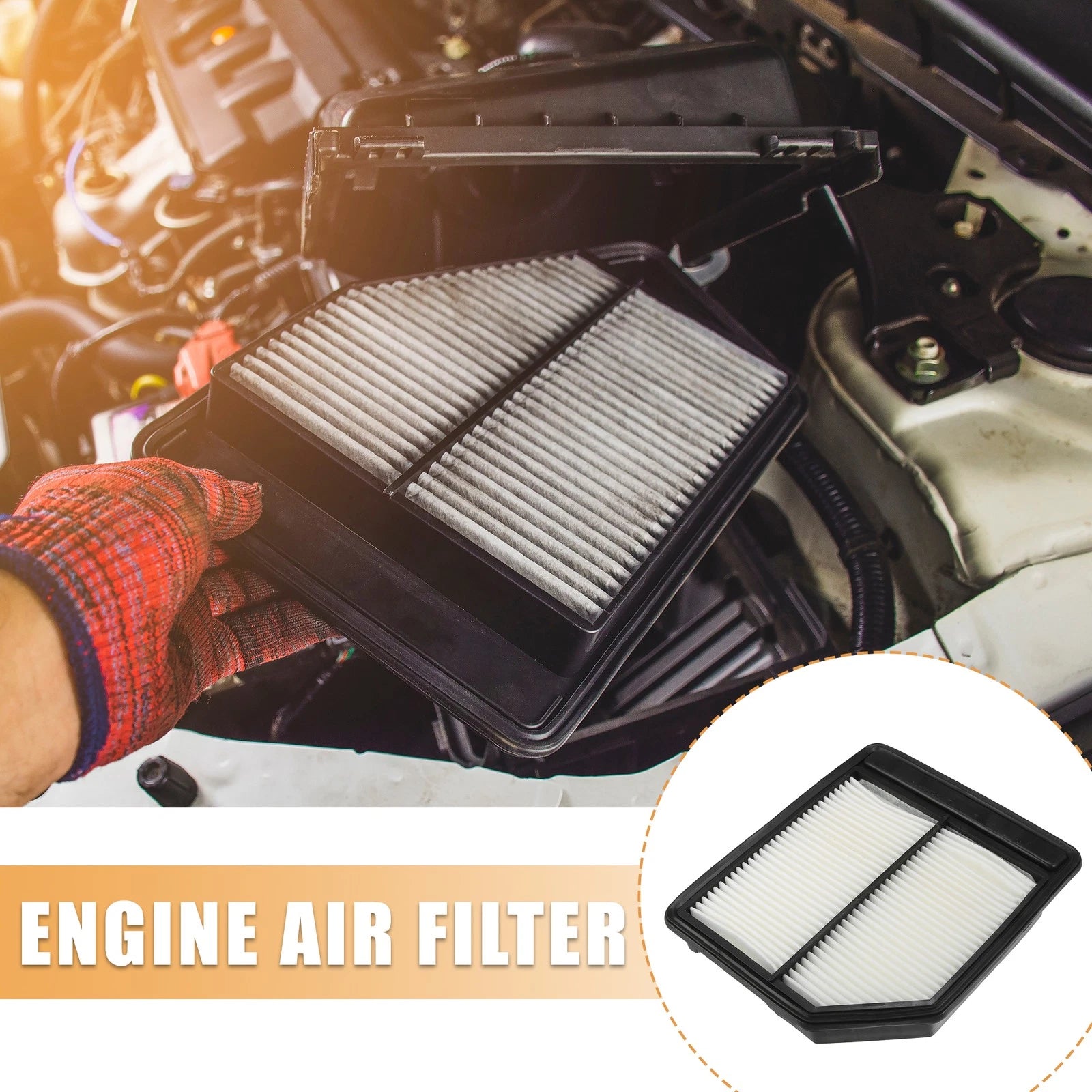 Engine Air Filter Replacement for Honda Civic 1.8L 4CYL CNG (2006–2011)