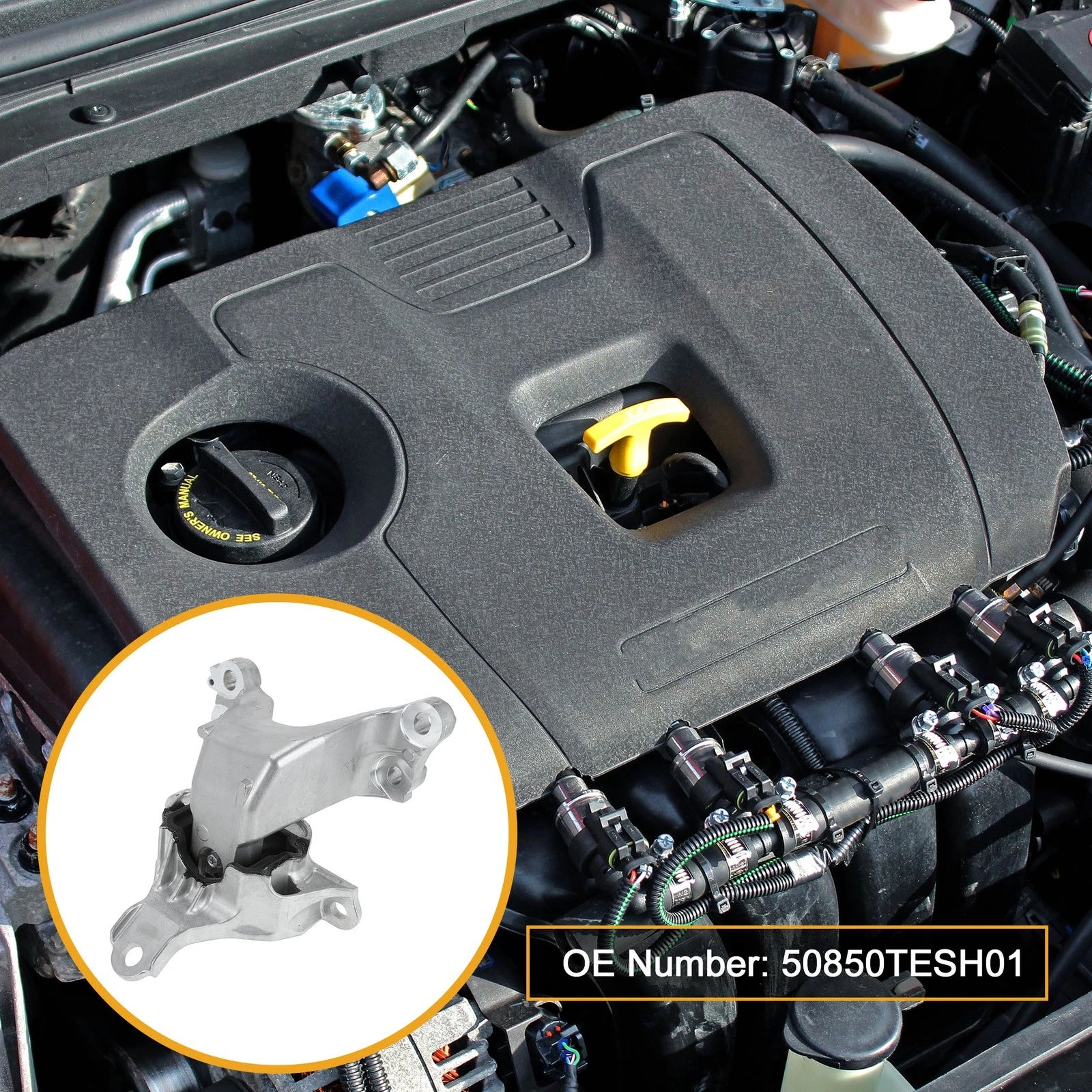 Engine Motor Left Mount Engine Mounting for Honda Civic FC7 (2016–2019)