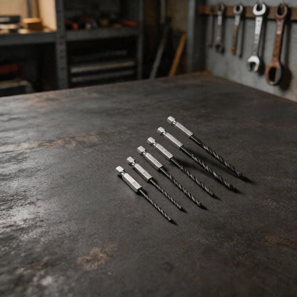 15pcs HSS Nitrogen Black Drill Bit Set with Hex Shank Quick Change