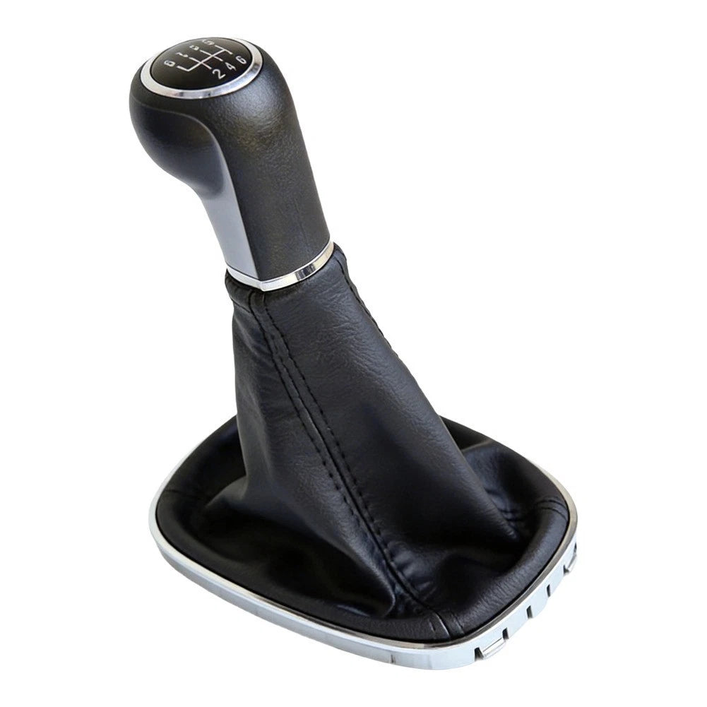Black Plastic Leather Shift Boot for Opel For Corsa E X15 2014-2019 55496814