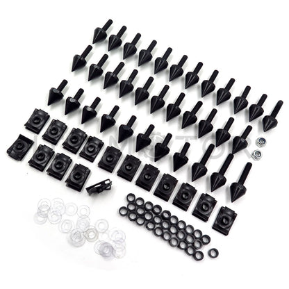 Aluminum Fairing Bolts Kit for Yamaha YZF R1 (2004–2006) - Black