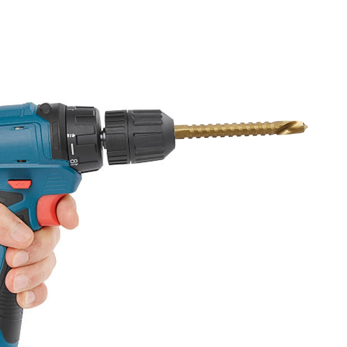 Set of 5 HSS Coated Drill Bits for Wood Metal Plastic Applications