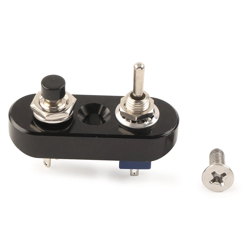 Mini Dual Toggle Switch Push Button for Motorcycle Handlebar (7/8")