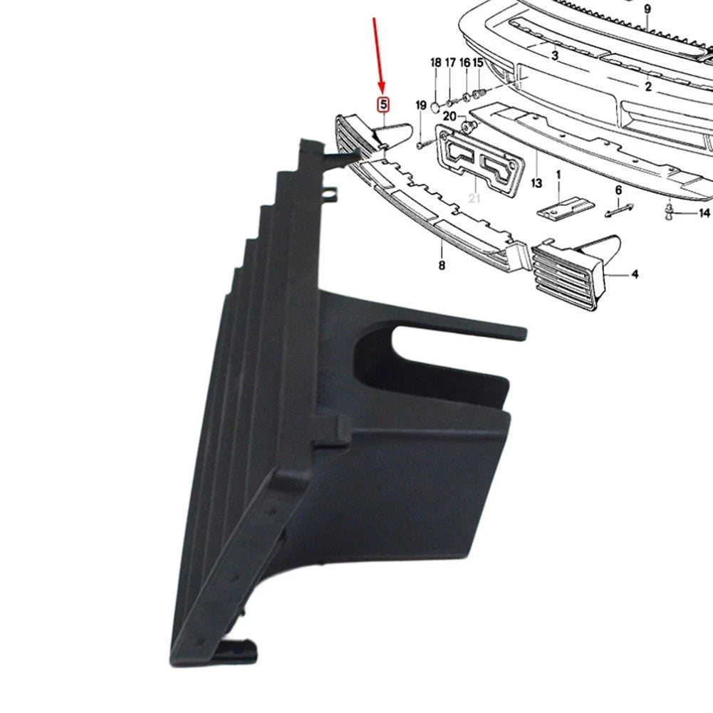 Front Right Bumper Panel Flap for BMW E32 730i 730iL 735i 735iL (1988–1994) 51111974442