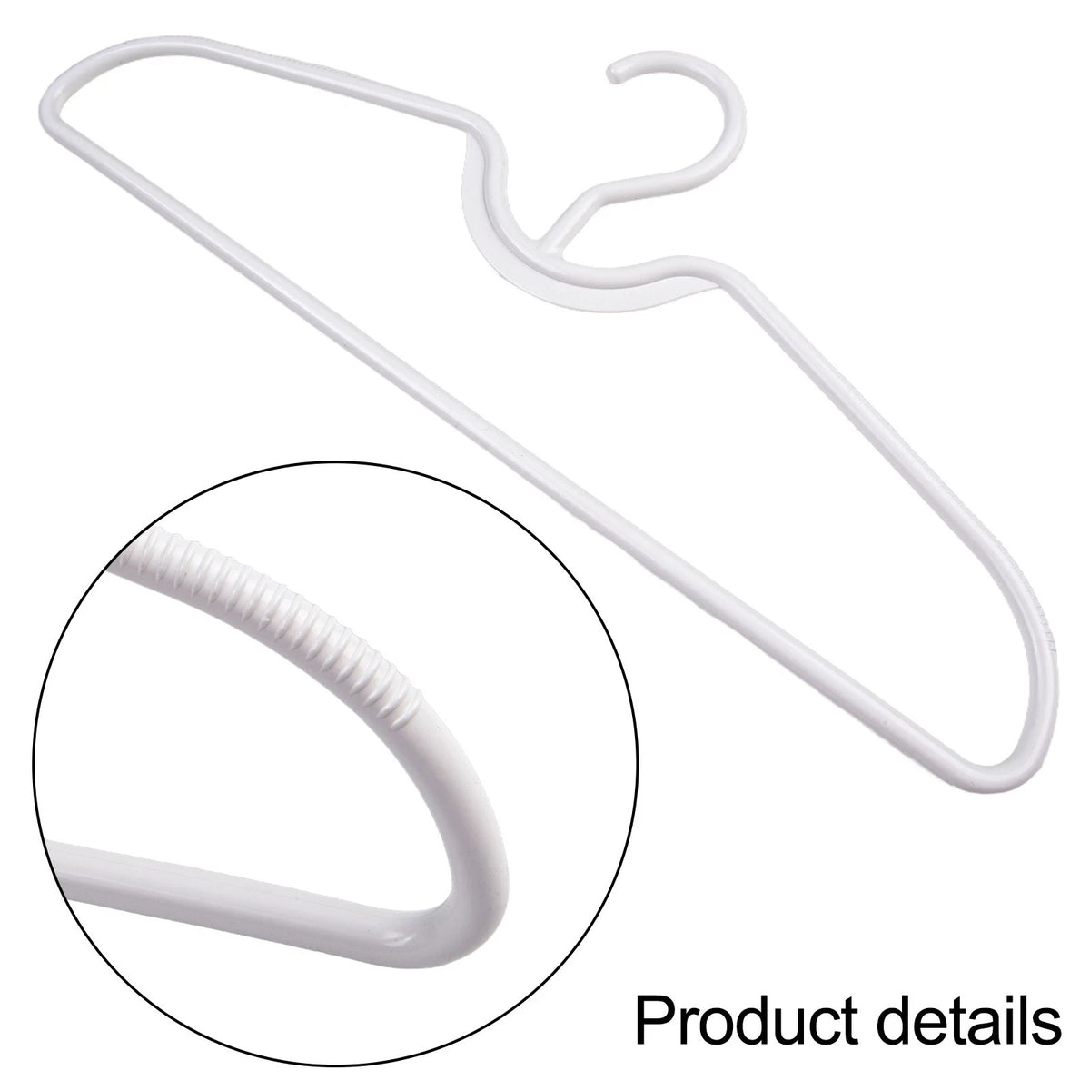 Short Neck Hangers for Clothes (Space-saving Design)