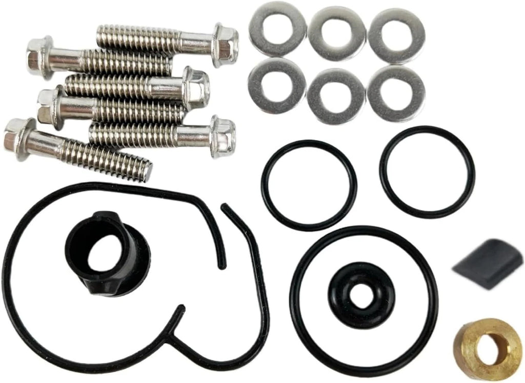 Water Pump Impeller Repair Kit 393630 w/ Thermostat 5005440 for Evinrude Johnson