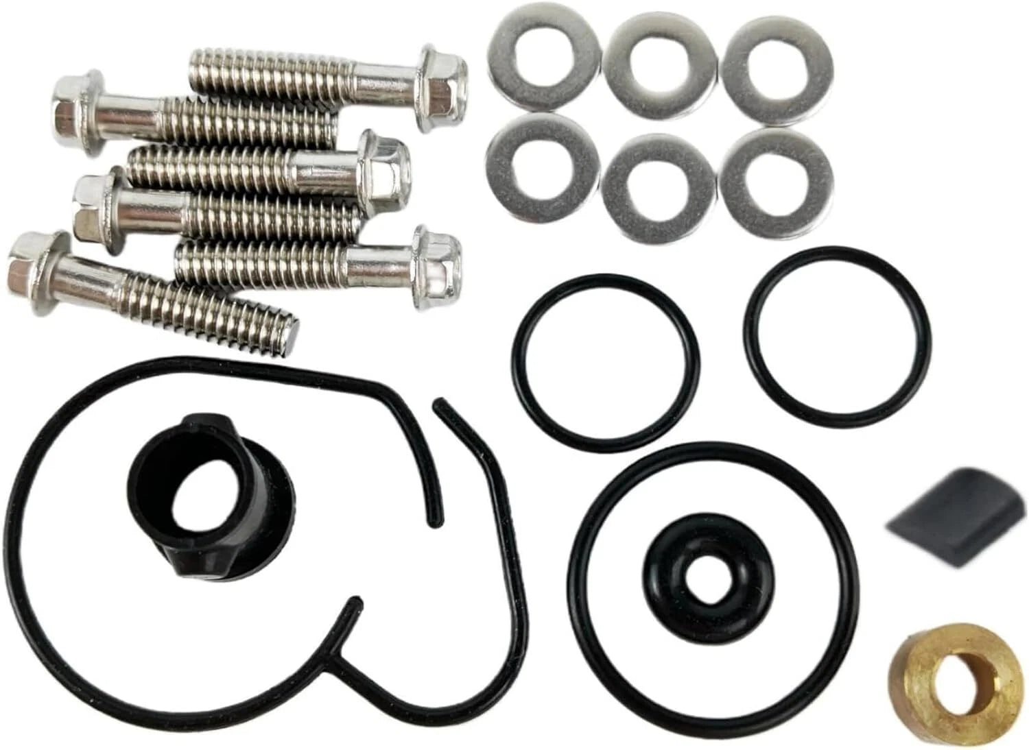 Water Pump Impeller Repair Kit 393630 w/ Thermostat 5005440 for Evinrude Johnson