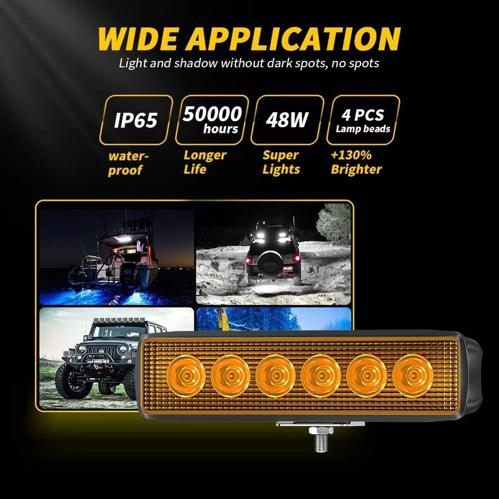 6 Inch LED Light Bar for Universal Applications (DC12V)
