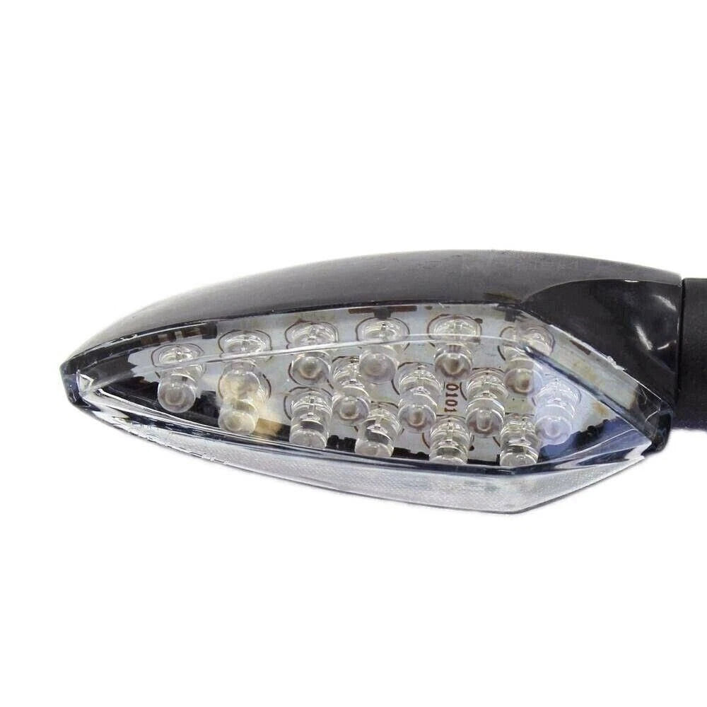 4X Carbon LED Turn Signal Light Indicators for Triumph Speed Four TT 600 (1997–2001)