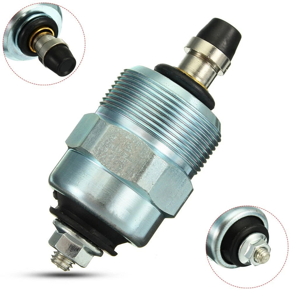 12V1A Diesel Generator Fuel Pump Solenoid Valve 5826mm 0.8mpa