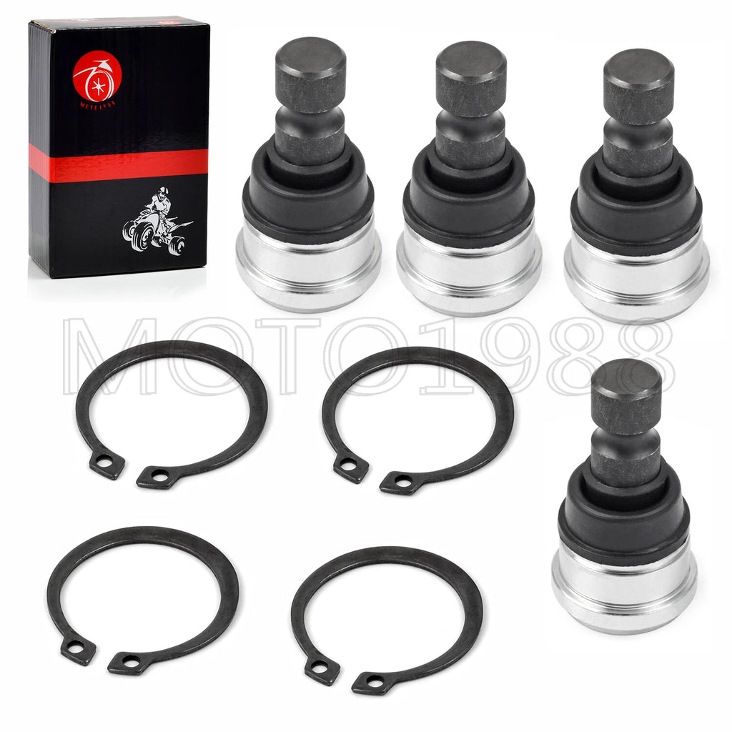 Set of 4 Upper Lower Front Ball Joints for Polaris RZR 570 800 900 S 900 4