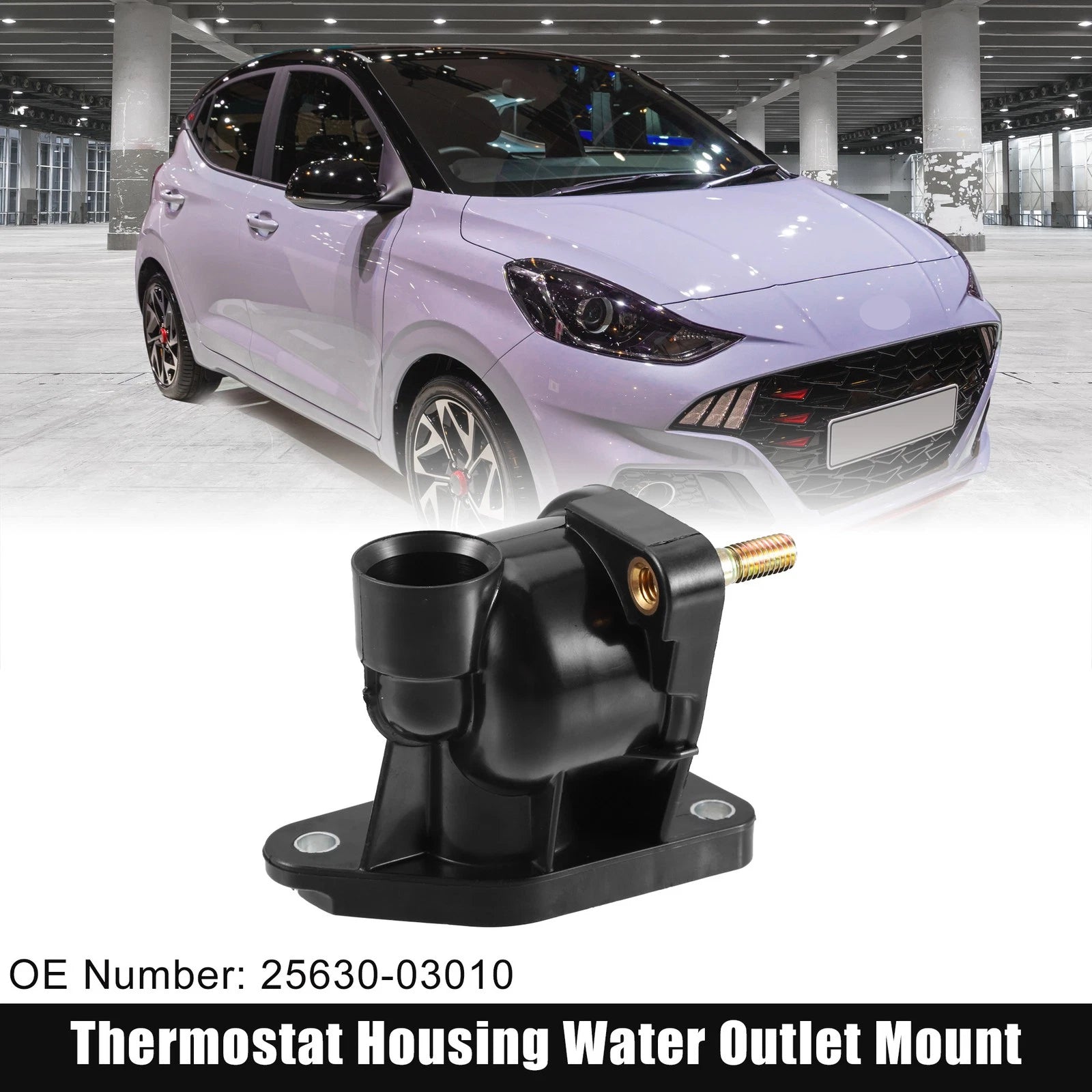 Thermostat Housing Water Outlet Mount Replacement for Hyundai (2000–2010)