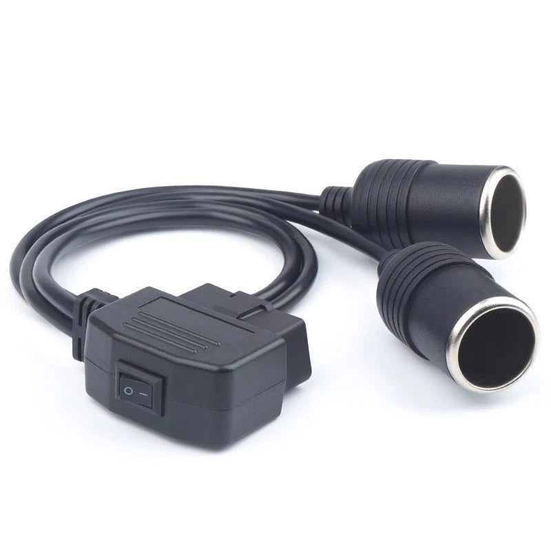 OBD2 Diagnostic Tool Power Adapter for Universal Vehicles (16 Pin)