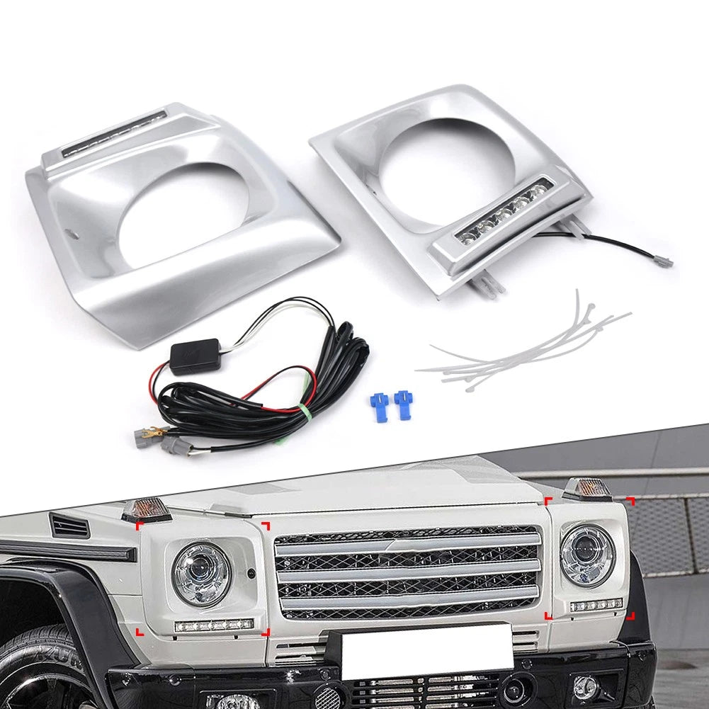 Daytime Running Lights Headlight Bezel for Benz G-Class W463 (1990–2018)