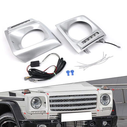 Daytime Running Lights Headlight Bezel for Benz G-Class W463 (1990–2018)