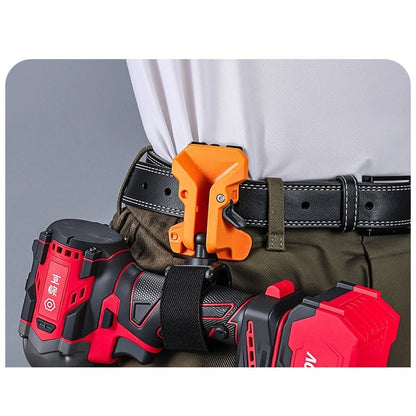 Quick Release Holster for Drills Hammers (ABS Body, Metal Clip)