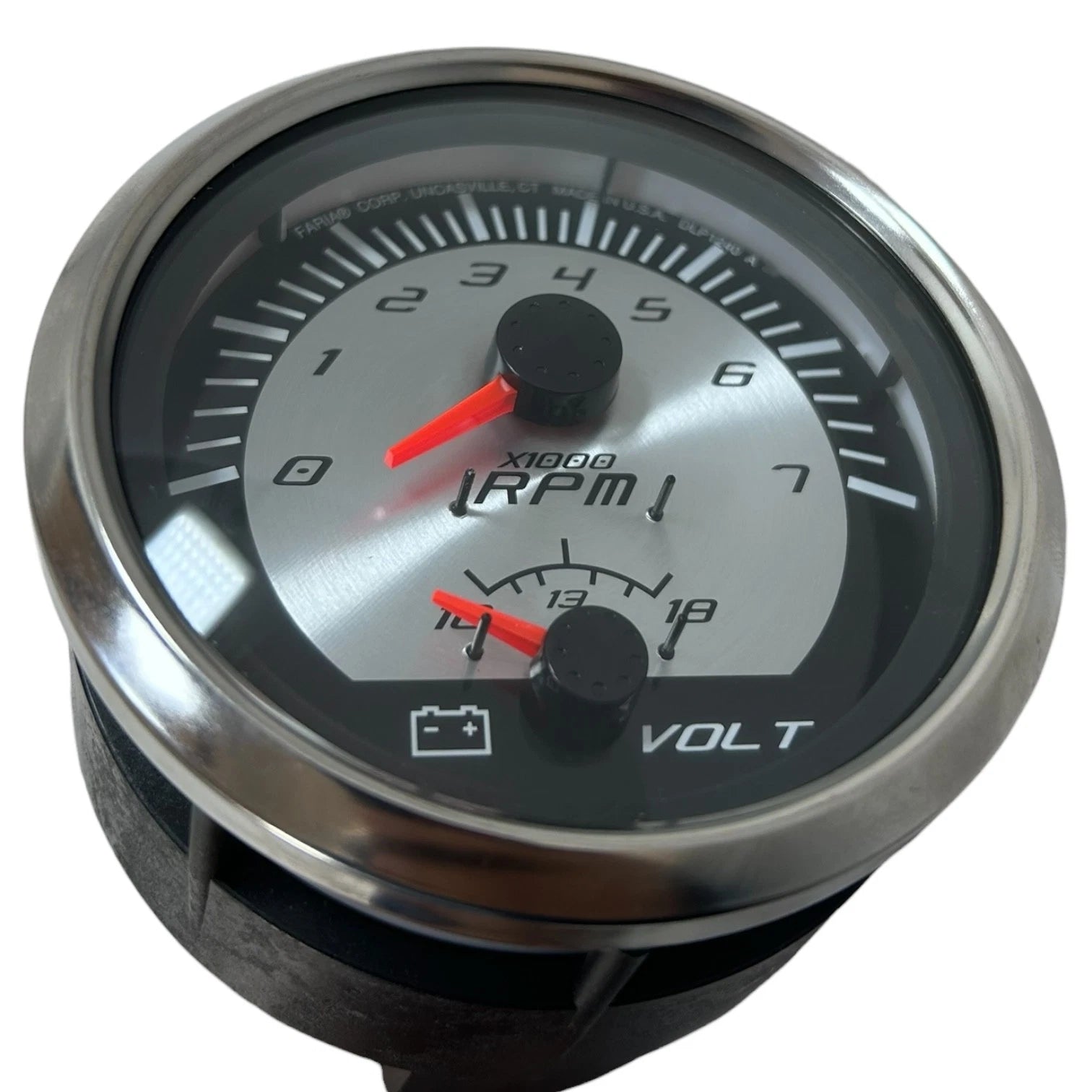 Faria GTC072A Marine Multi Function Tachometer / Volt Meter Gauge