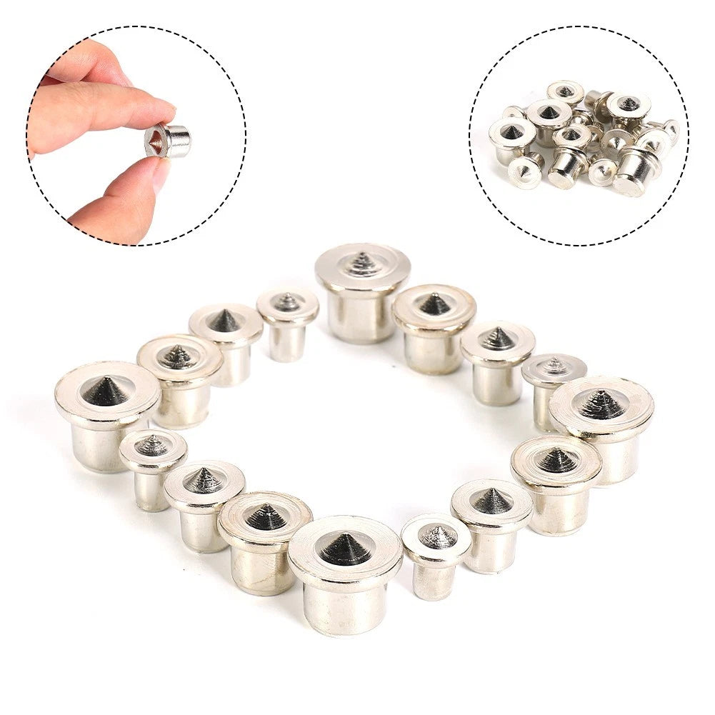 Set of 16 Dowel Drill Centre Points Pin for Woodworking