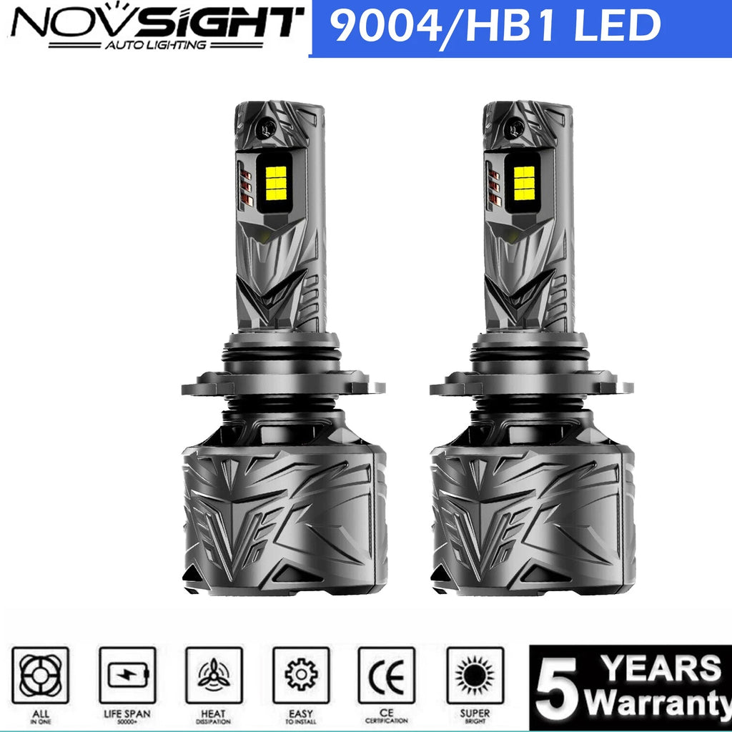 9004 LED Headlight Bulbs Conversion Kit for High/Low Beam (6500K, 250W)
