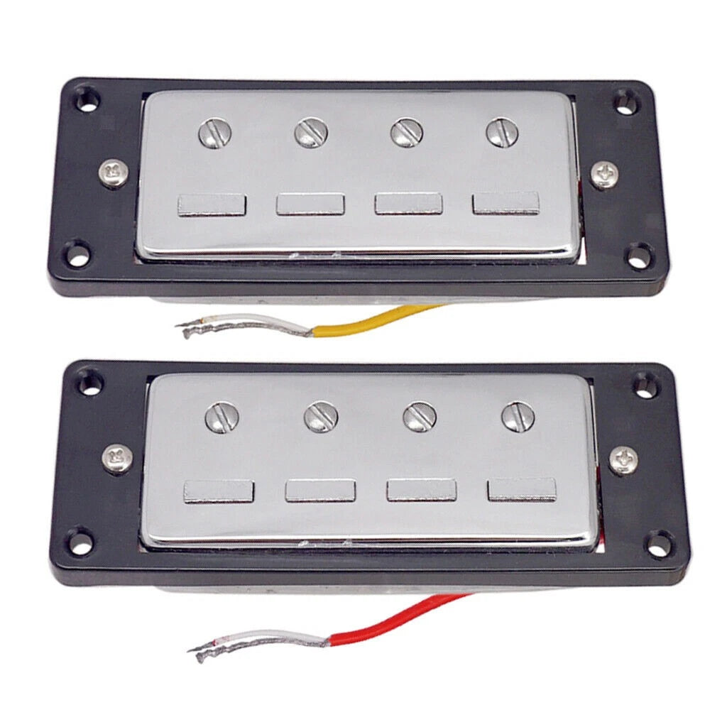 4-String Humbucking Bridge Pickup & Neck Kit for Universal Electric Bass