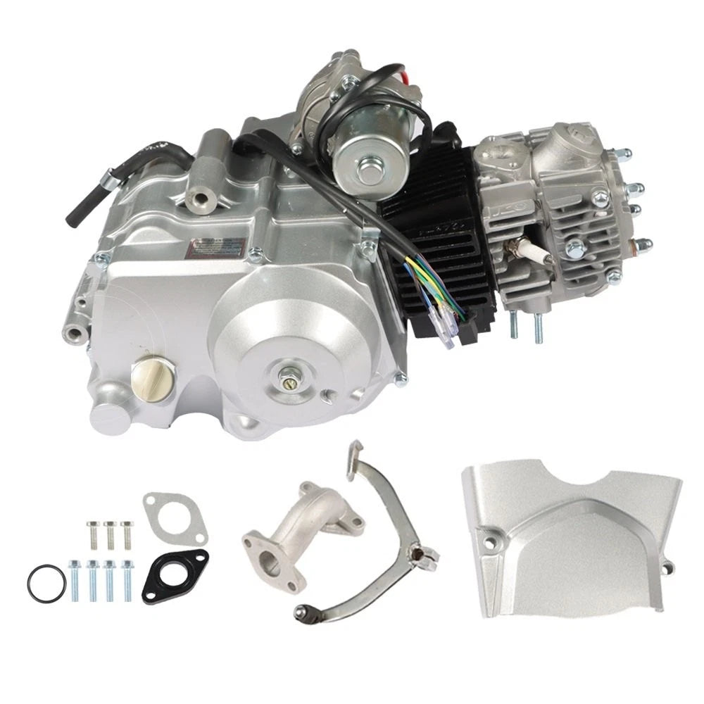 125cc 4-Stroke ATV Engine Motor for ATV Quad Go Kart (3-Speed, Reverse)