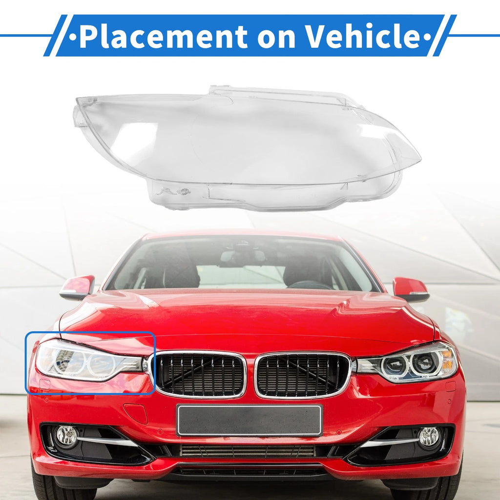 Headlight Lens Cover Front Right Replacement for BMW M3 E92 Coupe (2008–2013)