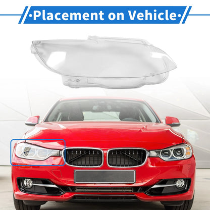 Headlight Lens Cover Front Right Replacement for BMW M3 E92 Coupe (2008–2013)