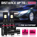 2X 9005 HB3 LED Headlight Bulbs for Car (12000lm, Cold White)