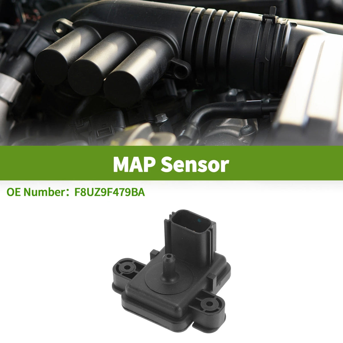 MAP Sensor No.F8UZ9F479BA for Ford F-450 (1999–2003)