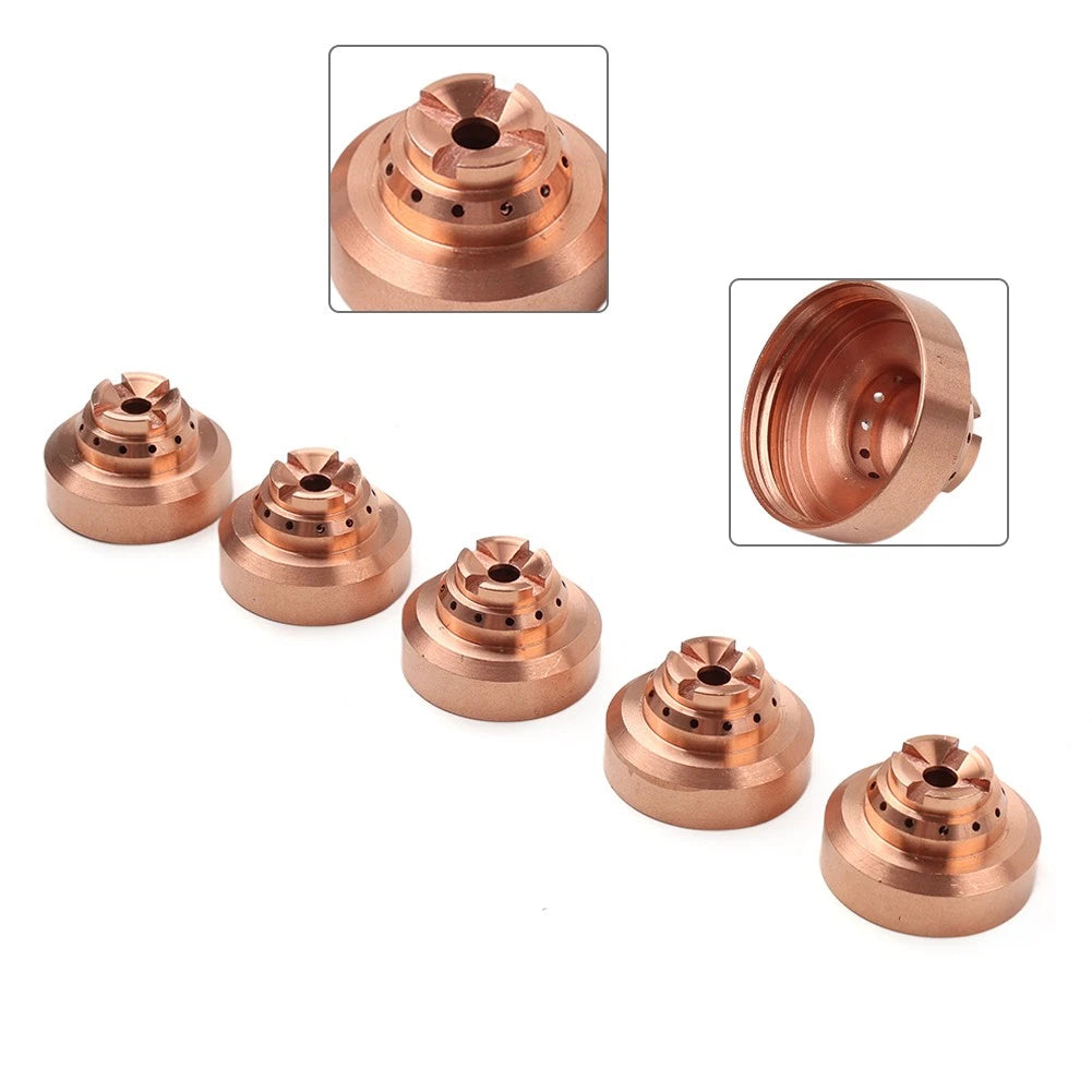 5pcs Plasma Cutting Shield Cap 55A for Miller ICE 40T 50C/CM (–)