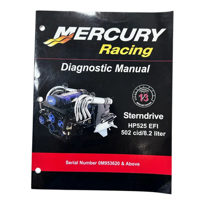 Sterndrive HP525 EFI 502 Manual Diagnostic for Mercury Racing (1990–1990)